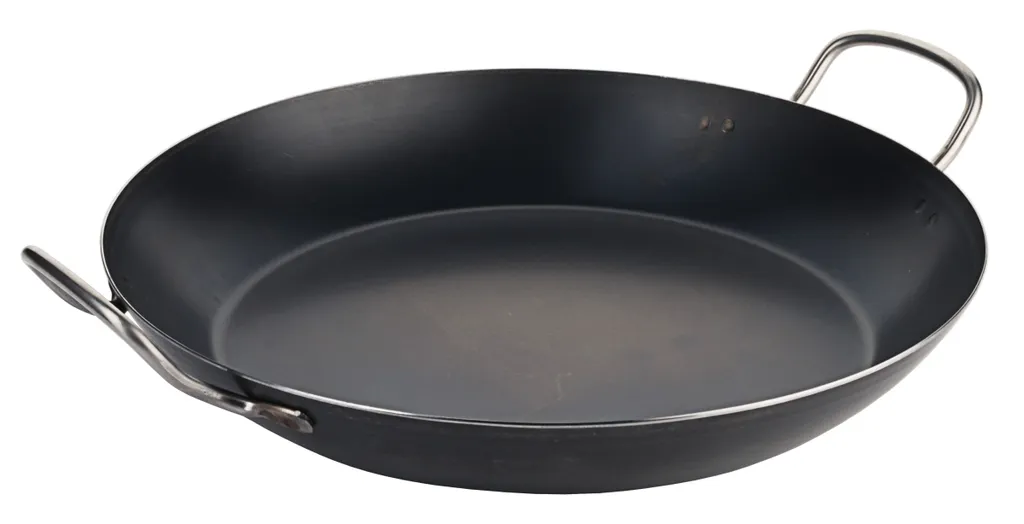 Paella-Eisenpfanne, induktionsgeeignet, schwere Qualität, Variante wählbar : 34 cm Variante: 34 cm